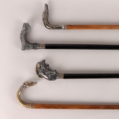 Gruppo di Bastoni con Manico in Argent