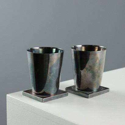 Coppia di Bicchieri in Argento 925 Pampaloni Firenze