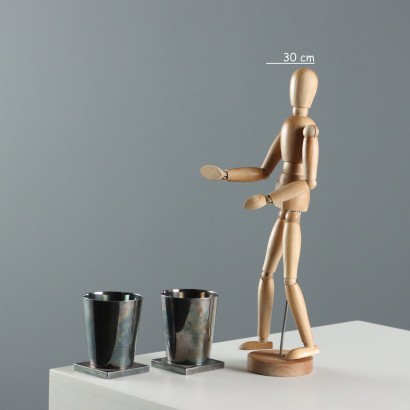 Coppia di Bicchieri in Argento 925 Pam