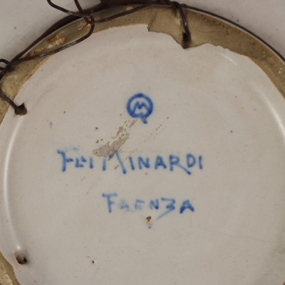 Piatto in Maiolica Fratelli Minardi Faen