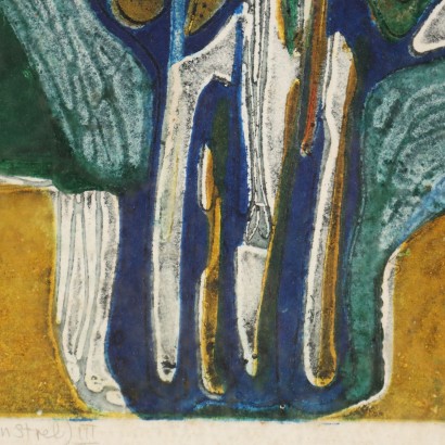 Plastografia di Bruce Onobrakpeya,Ogobesia (The minstrel) III, Bruce Obomeyoma Onobrakpeya, Bruce Obomeyoma Onobrakpeya, Bruce Obomeyoma Onobrakpeya, Bruce Obomeyoma Onobrakpeya