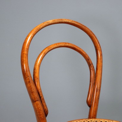 Gruppo di 5 sedie,Gruppo di Cinque Sedie in Faggio