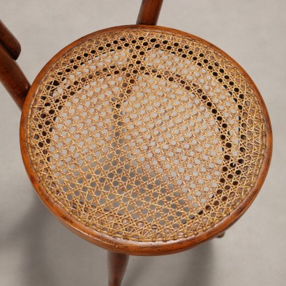 Gruppo di 5 sedie,Gruppo di Cinque Sedie in Faggio