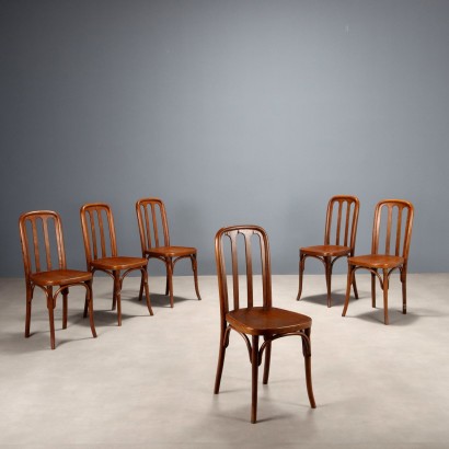 Gruppo di 6 Sedie J. & J. Kohn