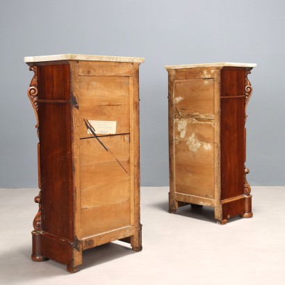 Coppia di comodini,Coppia di Comodini Luigi Filippo