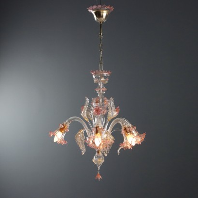 Lampadario in Vetro Soffiato