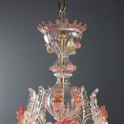 LAMPADARIO,Lampadario in Vetro Soffiato