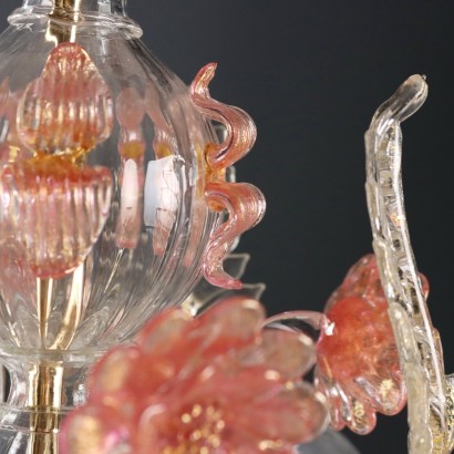 LAMPADARIO,Lampadario in Vetro Soffiato