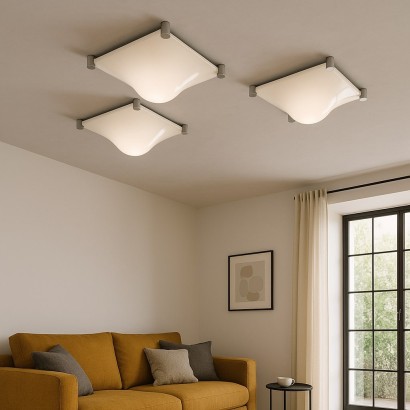 Tris di applique,Tre lampade 'Bolla' Ma,Elio Martinelli,Elio Martinelli,Elio Martinelli,Elio Martinelli,Elio Martinelli,Elio Martinelli