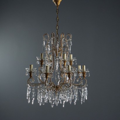 Lámpara de araña, lámpara de araña de doce luces