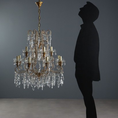 Lámpara de araña, lámpara de araña de doce luces