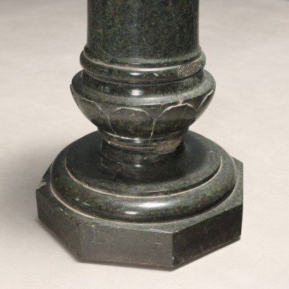 2 pairs of columns, Pair of marble columns, Pair of Serpentine Marble Columns