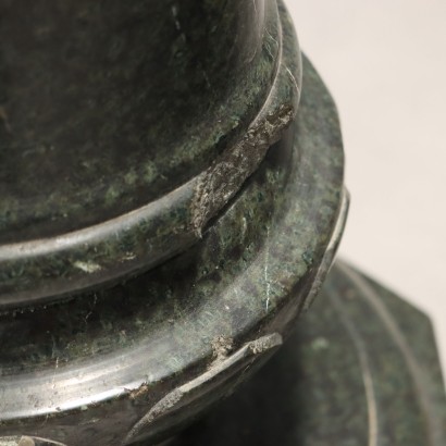 2 pairs of columns, Pair of marble columns, Pair of Serpentine Marble Columns