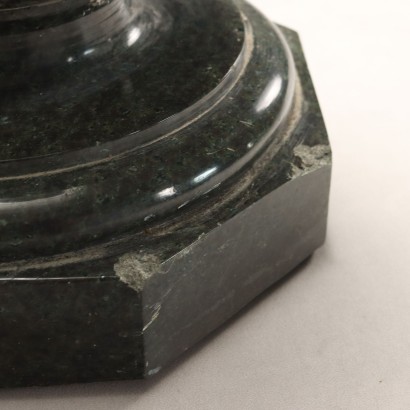 2 pairs of columns, Pair of marble columns, Pair of Serpentine Marble Columns