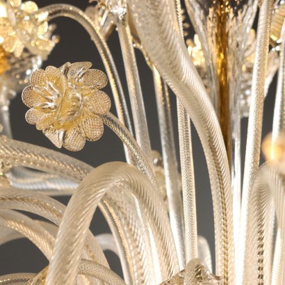 LAMPADARIO VETRO SOFFIATO,Lampadario Veneziano in Vetro Soffiato