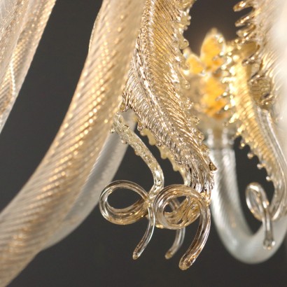 LAMPADARIO VETRO SOFFIATO,Lampadario Veneziano in Vetro Soffiato