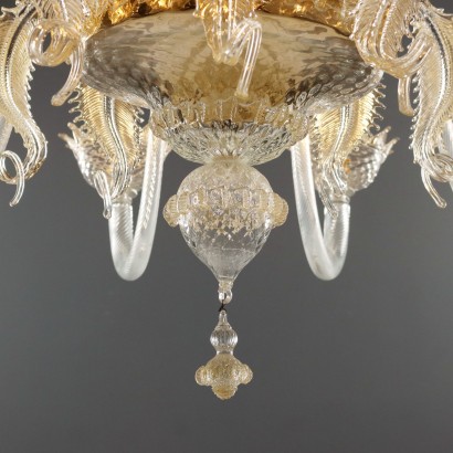 LAMPADARIO VETRO SOFFIATO,Lampadario Veneziano in Vetro Soffiato