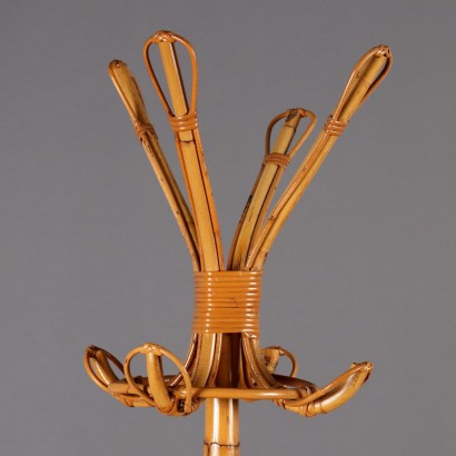 1970s Bamboo Coat Rack, 1970s Bamboo Coat Rack