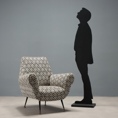 Vintage Armchair from the 50s and 60s, Vintage Armchair from the 50s and 60s, Vintage Armchair from the 50s and 60s