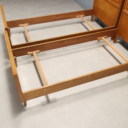Pair of Beds from the 40s and 50s, Pair of Beds from the 40s and 50s, Pair of Beds from the 40s and 50s