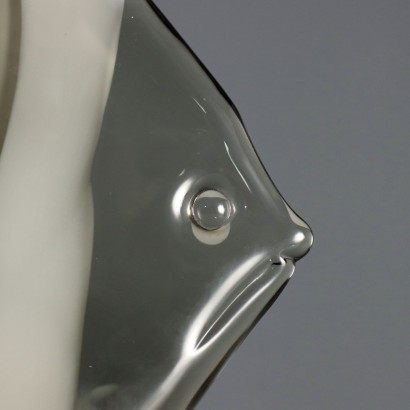 Pesce Scultura in Vetro Manifattura Segu