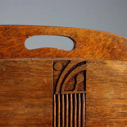 Portariviste Liberty in Legno di Rovere