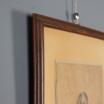 Incisione su carta,La Sacra Famiglia