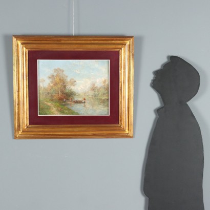 Dipinto di Ronaldo Casalini Baldelli,Paesaggio fluviale con barche e figure%2,Robaldo Casalini Baldelli,Paesaggio fluviale con barche e figure%2,Robaldo Casalini Baldelli,Paesaggio fluviale con barche e figure%2,Robaldo Casalini Baldelli,Paesaggio fluviale con barche e figure%2,Robaldo Casalini Baldelli