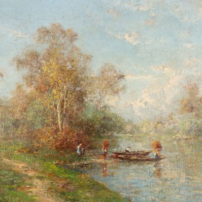 Dipinto di Ronaldo Casalini Baldelli,Paesaggio fluviale con barche e figure%2,Robaldo Casalini Baldelli,Paesaggio fluviale con barche e figure%2,Robaldo Casalini Baldelli,Paesaggio fluviale con barche e figure%2,Robaldo Casalini Baldelli,Paesaggio fluviale con barche e figure%2,Robaldo Casalini Baldelli