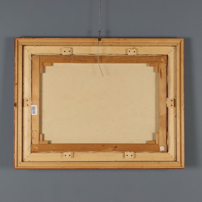 Dipinto di Ivan Karpoff,Paesaggio fluviale con figure,Ivan Karpoff,Ivan Karpoff,Ivan Karpoff,Born in Russia in 1898 Ivan Karpoff was introduced to painting by his father, who, seeing his talent, entrusted him to a local painter. After completing his studies at the Rostov art high school, in 1916 he was called to arms and sent to the southern front. Wounded and taken prisoner first by the Austrians and then by the English, he escaped to Bulgaria, in Sofia, where he began studying at the Academy of Fine Arts. In 1925 he won an American scholarship that allowed him to travel to Italy. Arriving in Milan in 1925, he graduated with honors from the Academy of Fine Arts after attending the painting course taught by Ambrogio Alciati. During his years at the Academy, he met the painter Julia Ivanovna Lund (1905-1974), of Norwegian origins but born in Russia, who later became his wife. Despite the interruption caused by the Second World War, Karpoff produced a very vast body of work, and he quickly distinguished himself in the Milanese environment: his ability to combine a sensitivity characteristic of Slavic art with themes evoking typically Italian landscapes (specifically, Lombard ones) was particularly appreciated. His subjects indeed present elements reminiscent of Russian landscapes and reveal the painter,Ivan Karpoff,Ivan Karpoff