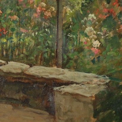 Dipinto di Luigi Comolli,Paesaggio con figure,Luigi Comolli,Giardino Oleggio Castello,Luigi Comolli,Giardino Oleggio Castello,Luigi Comolli,Giardino Oleggio Castello,Luigi Comolli