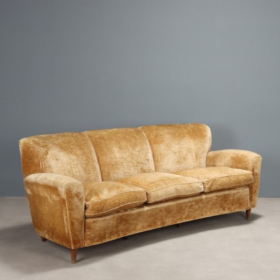 Divano a tre posti anni '50