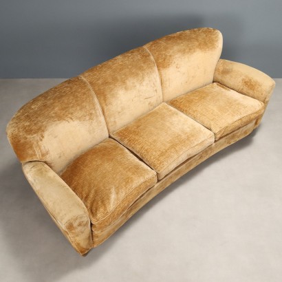 Divano a tre posti anni '50