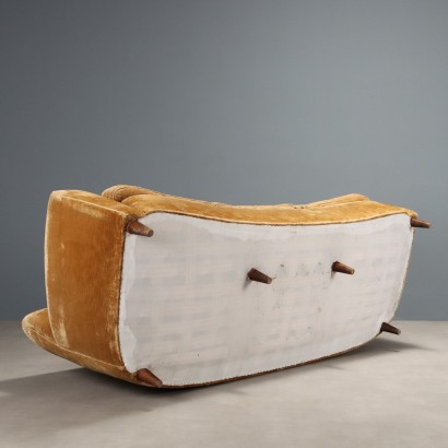 Divano a tre posti anni '50