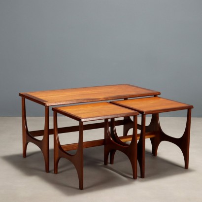 Juego de mesas nido de los años 60