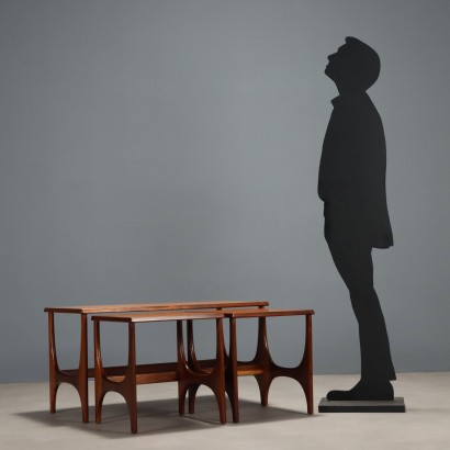 Juego de mesas nido de los años 60