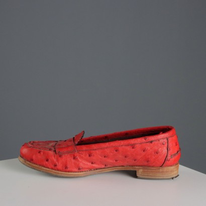 Prada Mocassini Rossi Vintage
