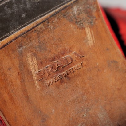 Prada Mocassini Rossi Vintage