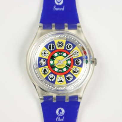 Gruppo di Quattro Swatch a Tema Astri
