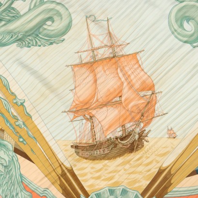 Hermes Vintage Nautischer Schal