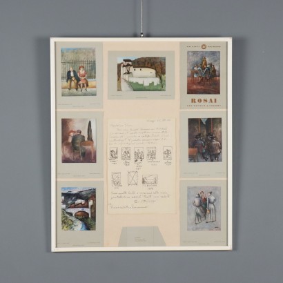 Lettera con Bozzetti di Ottone Rosai,Ottone Rosai,Ottone Rosai,Ottone Rosai,Ottone Rosai,Ottone Rosai