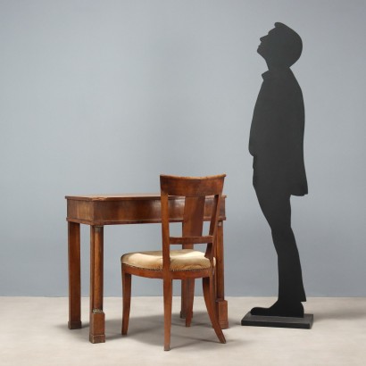 Scrittoio e sedie,Scrittoio con sedia,Scrittoio con Sedia Stile Impero