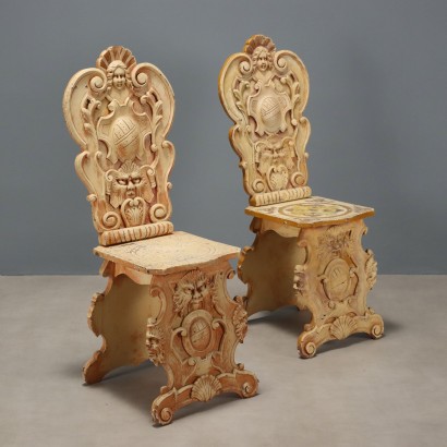 Pair of chairs, Pair of chairs in Neo-Renaissance style