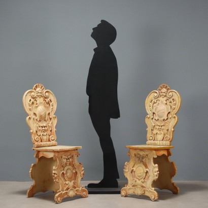Pair of chairs, Pair of chairs in Neo-Renaissance style