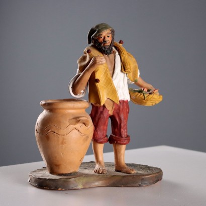 Gruppo di Statuine in Terracotta Ceramic