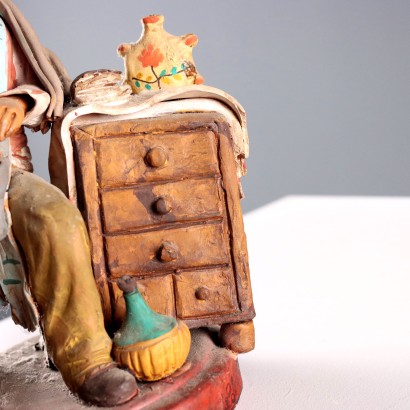 Gruppo di Statuine in Terracotta Ceramic