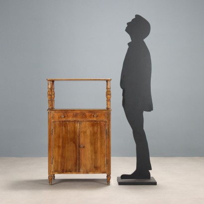 Armoire, buffet Luigi Filippo en noyer