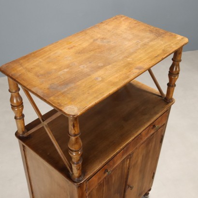 Armoire, buffet Luigi Filippo en noyer