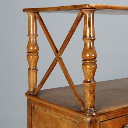Armoire, buffet Luigi Filippo en noyer