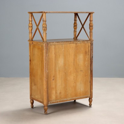 Armoire, buffet Luigi Filippo en noyer